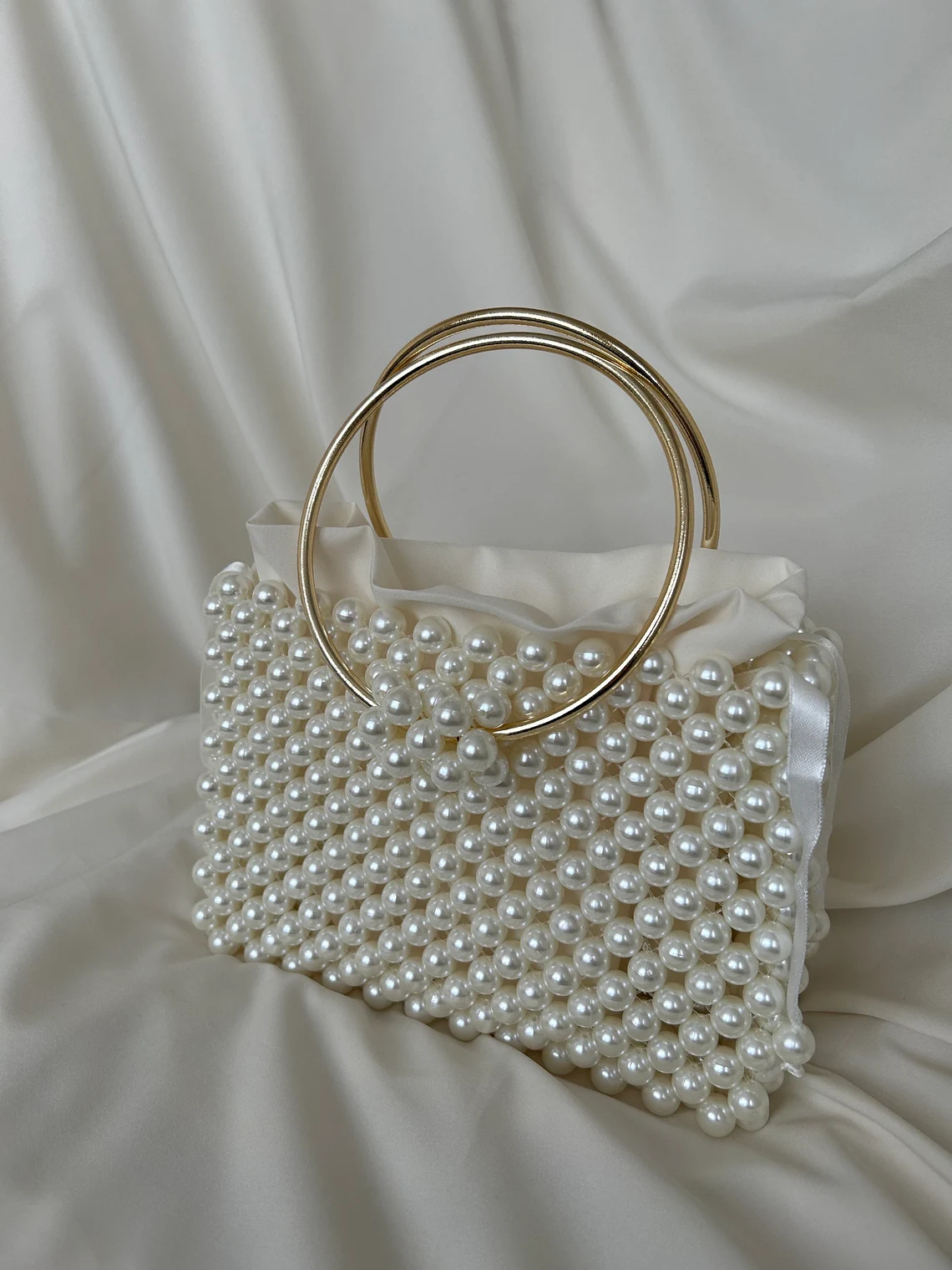 Sac Perles Élégant
